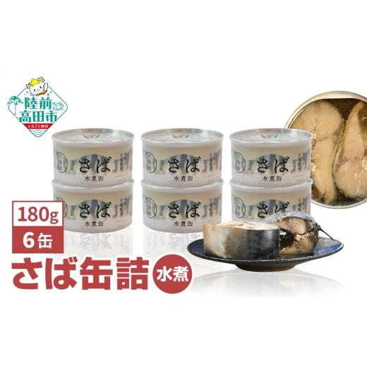 ふるさと納税 缶詰・瓶詰 魚貝類 岩手県 陸前高田市 決済から2週間程度で発送 さば缶詰(水煮)180g×6缶セット 計1,080g 国産 お試し サバ缶 無添加 無着色 お…