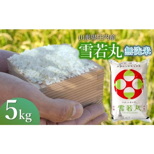 ふるさと納税 米 山形県 鶴岡市 令和7年産 馬町さくらファームの雪若丸 無洗米 5kg×1袋 K-745 | 精米 白米 山形県 鶴岡市 ご飯 ごはん