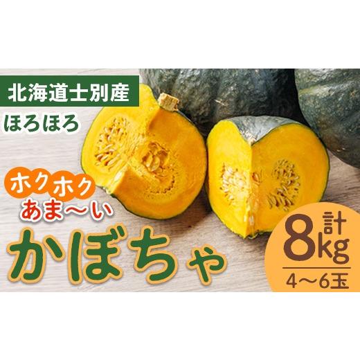 ふるさと納税 野菜類 北海道 士別市 北海道士別産 かぼちゃ ほろほろ (8kg) 9月下旬以降準備ができ次第発送 北海道産 国産 カボチャ 南瓜 野菜 煮物 サラダ 天…