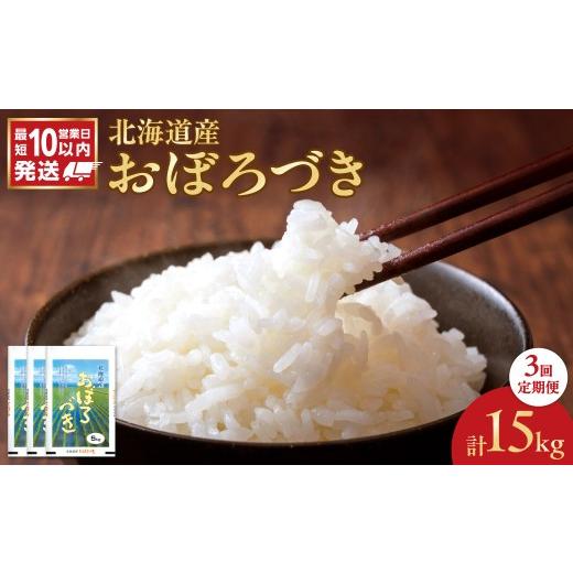 ふるさと納税 米 北海道 余市町 令和7年産 北海道産 おぼろづき 5kg 定期便3回 5Kg 定期便3回