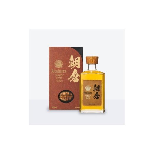 ふるさと納税 お酒 洋酒 福岡県 朝倉市 篠崎 朝倉 BRANDY CASK FINISH 数量限定 500ml 配送不可:離島
