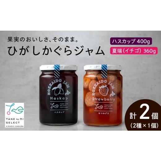 ふるさと納税 ジャム いちご 北海道 東神楽町 ひがしかぐらジャム [ハスカップ・なつみずき苺]各1・合計2個