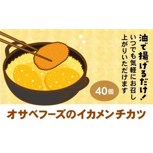 ふるさと納税 いか 岩手県 陸前高田市  5月送りとどける 内野ゴロっといかメンチ 60g×40個 メンチカツ 惣菜 お弁当 おかず いか たっぷり 飾り気の無い 膳だて お好み焼き風 いか RT…