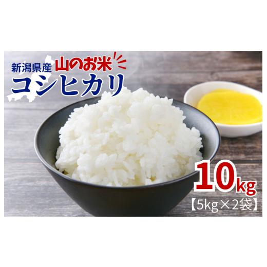ふるさと納税 米 コシヒカリ 新潟県 見附市 山のお米 新潟県産コシヒカリ精米10kg(5kg×2袋)