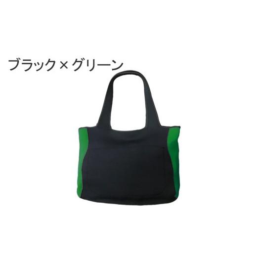 ふるさと納税 ファッション 大分県 国東市 クロッツ バッグウィメン マザーズトート ブラック×グリーン_2127R-7 ブラック×グリーン