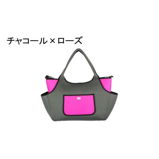 ふるさと納税 カバン トートバッグ 大分県 国東市 選べるカラー クロッツバッグ 防水素材 ボートトート/カラーチャコール×ローズ_2665R-28 チャコール×ロ…