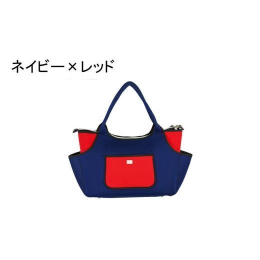 ふるさと納税 カバン トートバッグ 大分県 国東市 選べるカラー クロッツバッグ 防水素材 ボートトート/カラーネイビー×レッド_2665R-30 ネイビー×レッド