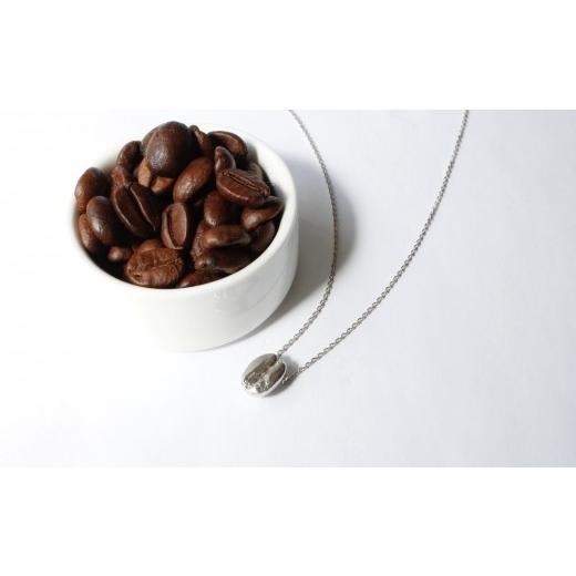 ふるさと納税 アクセサリー ネックレス 東京都 台東区 nico コーヒー豆ネックレス (カラー:シルバー) カラー:シルバー