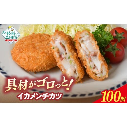 ふるさと納税 いか 岩手県 陸前高田市  12月送りとどける 内野ゴロっといかメンチ 60g×100個 メンチカツ サクサク お惣菜 お弁当 おかず いか たっぷり 飾り気の無い 膳だて お口当たり…
