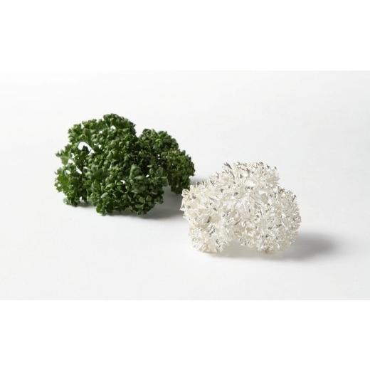 ふるさと納税 アクセサリー ブローチ 東京都 台東区 nico パセリブローチ (カラー:シルバー) カラー:シルバー