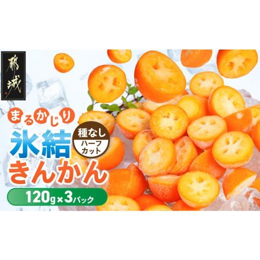 ふるさと納税 みかん・柑橘類 宮崎県 都城市 まるかじり氷結きんかん 種なしハーフカット 3パック_11-J7-004-3_(都城市) 内山金柑園 完熟きんかん 氷結きんか…