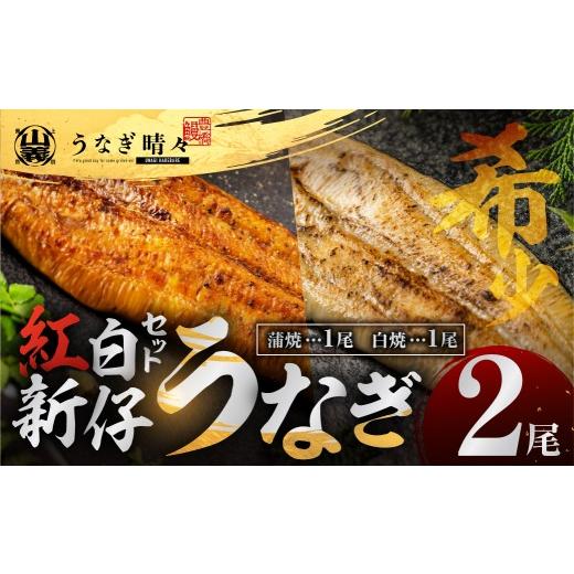 ふるさと納税 うなぎ 愛知県 豊橋市 母の日お届け 山義養魚の『うなぎ晴々』紅白セット 2尾(蒲焼1尾、白焼1尾) 希少 豊橋うなぎ 蒲焼 厳選 国産 新仔う…