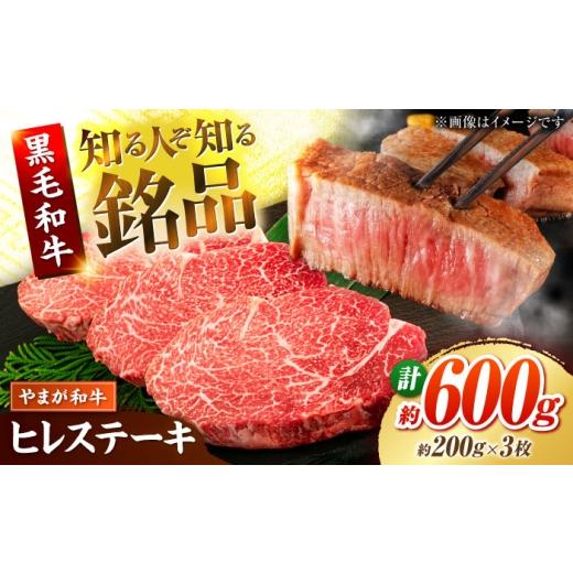 ふるさと納税 牛肉 ヒレ 熊本県 山鹿市 やまが和牛 ステーキ ヒレ 約200g×3枚 黒毛和牛 和牛 牛肉 お肉 肉 鹿本農業協同組合