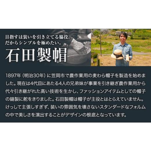 ふるさと納税 小物 帽子 岡山県 笠岡市 ラフィアブレード ソフトハットブルトン Sサイズ 株式会社石田製帽《45日以内に出荷予定(土日祝除く)》帽子 ハット フ…の画像