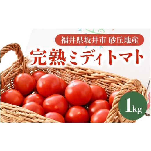 ふるさと納税 野菜類 トマト 福井県 坂井市 先行予約 完熟ミディトマト 1kg 福井県坂井市砂丘地産 農家直送 2026年6月上旬以降順次発送予定 とまと トマト ミ…