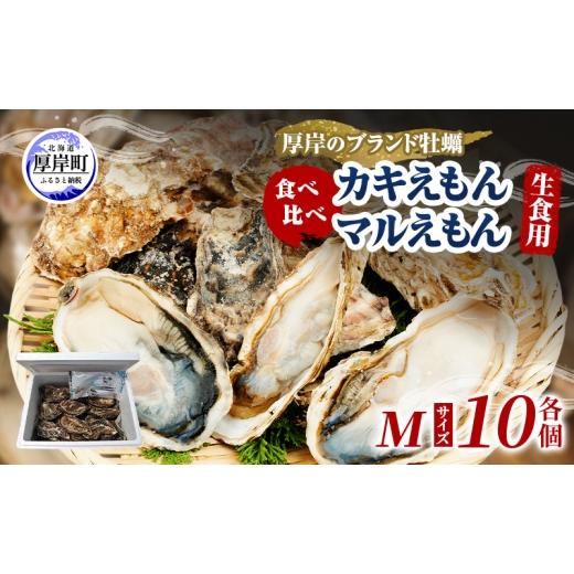 ふるさと納税 牡蠣 生牡蠣 北海道 厚岸町 牡蠣 厚岸のブランド牡蠣 食べ比べ 生食用 カキえもん マルえもん Mサイズ 各10個 魚貝類 海鮮 海のミルク 国産 生食…