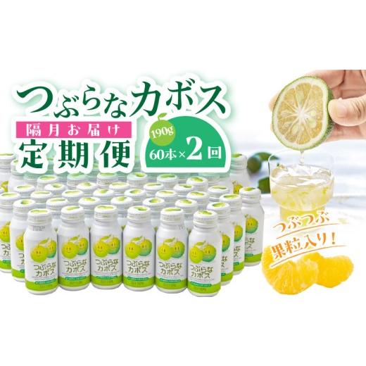 ふるさと納税 果汁飲料 大分県 国東市 隔月2ケース つぶらなカボス 2回定期便_2727R-1 2回定期便