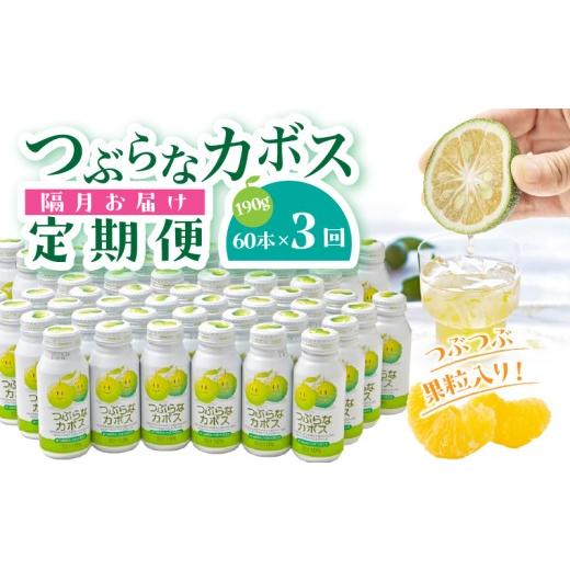 ふるさと納税 果汁飲料 大分県 国東市 隔月2ケース つぶらなカボス 3回定期便_2727R-2 2回定期便
