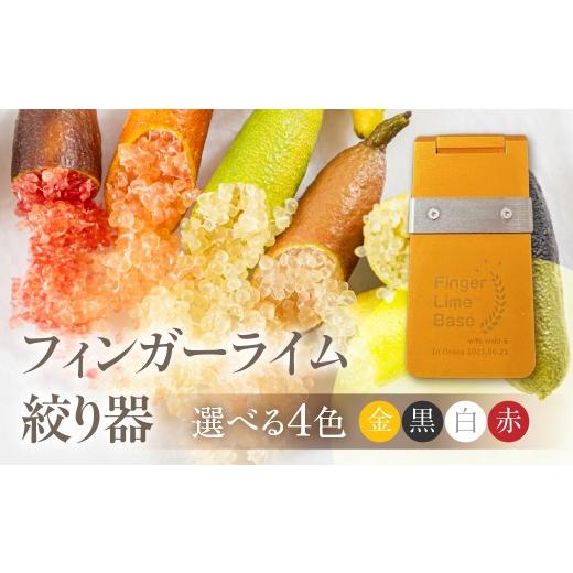 ふるさと納税 雑貨・日用品 愛知県 田原市 フィンガーライム絞り器 カラー:金 フィンガーライム FINGER LIME キャビアライム フルーツキャビア 森のキャビア …