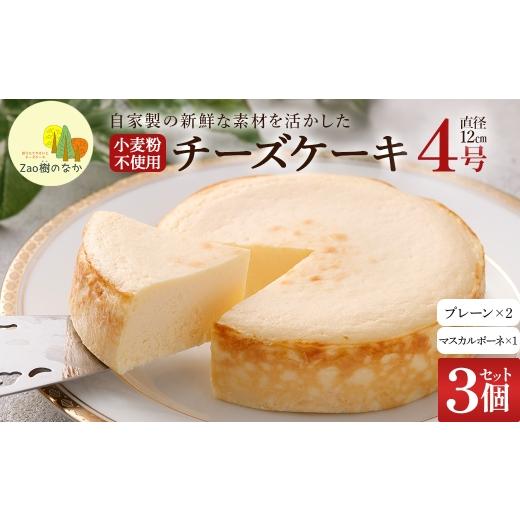 ふるさと納税 ケーキ・カステラ チーズケーキ 宮城県 蔵王町 選べる組合せ 蔵王のチーズケーキ専門店 選べるチーズケーキ プレーンチーズケーキ2個・マスカル…