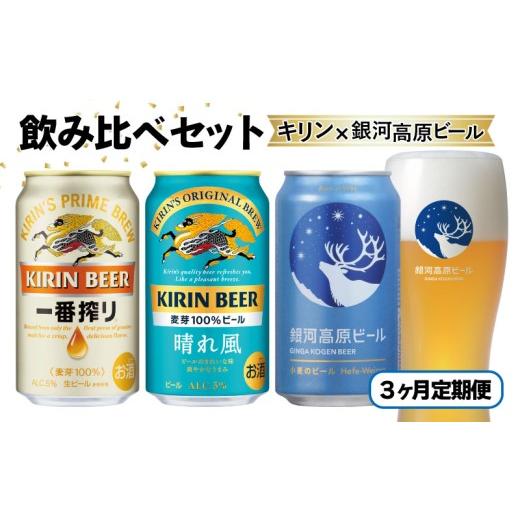 ふるさと納税 ビール 地ビール 滋賀県 彦根市 3ヶ月コラボ定期便 一番搾り 晴れ風 銀河高原ビール | キリン ヤッホーブルーイング 麒麟 銀河高原 コラボ 定期…_1