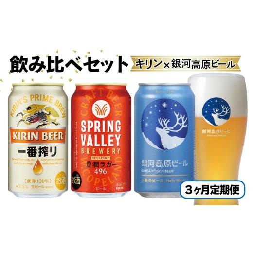 ふるさと納税 ビール 地ビール 滋賀県 彦根市 3ヶ月コラボ定期便 一番搾り 豊潤ラガー496 銀河高原ビール | キリン ヤッホーブルーイング 麒麟 銀河高原 豊潤 …