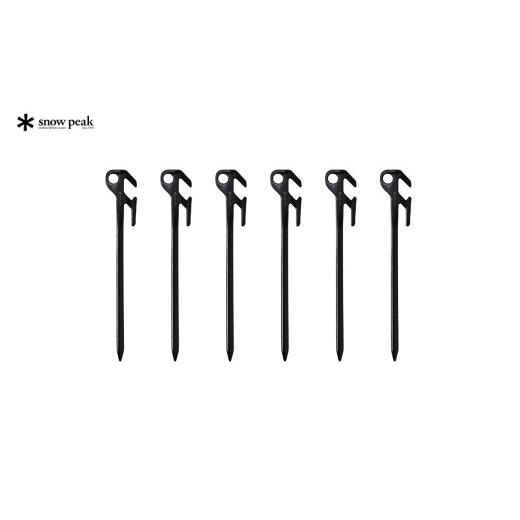 ふるさと納税 アウトドアグッズ テント・タープ 新潟県 三条市 スノーピーク ソリッドステークデルタ 20 6本セット ペグ キャンプ用品 アウトドア用品 R-402 0…