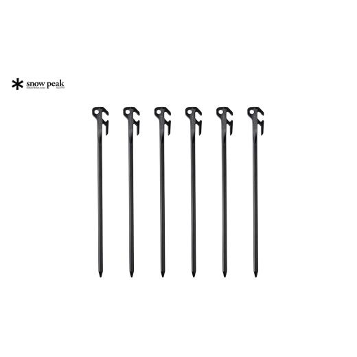 ふるさと納税 アウトドアグッズ テント・タープ 新潟県 三条市 スノーピーク ソリッドステークデルタ 40 6本セット ペグ キャンプ用品 アウトドア用品 R-404 0…