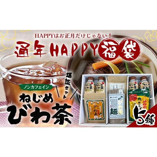 ふるさと納税 お茶類 鹿児島県 南大隅町 HAPPY 福袋 ねじめびわ茶うれしい満喫セット(5種)化粧箱入 TO-20-FB| ねじめ びわ茶 ボトル缶 国産 大容量 トルマ…