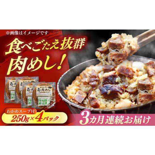 ふるさと納税 肉 岐阜県 瑞浪市 3回定期便 あきん亭 肉めし 4人前 瑞浪ボーノポーク使用 冷凍 瑞浪市 / 自家製 お取り寄せ