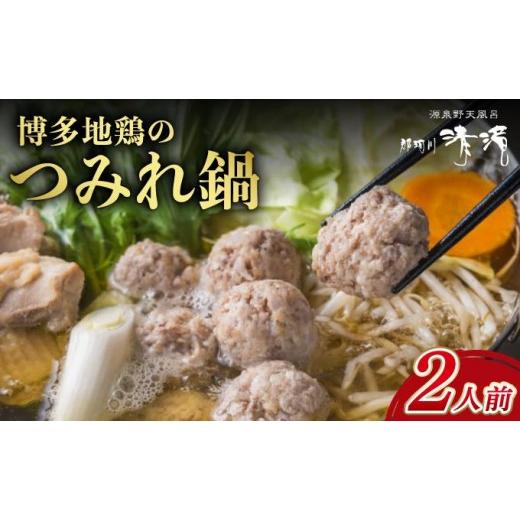 ふるさと納税 鍋セット 福岡県 那珂川市 寄附額改定↓ 那珂川清滝名物 はかた地どり つみれ鍋セット 2人前 2人前