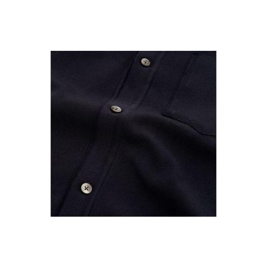ふるさと納税 服 男 大阪府 泉大津市  M×ネイビー オールユアーズ もっと着た着て 泉大津シャツ | 軽量 ノーアイロン ストレッチ 速乾 形態安定 長袖 軽い イ…の画像