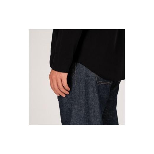 ふるさと納税 服 男 大阪府 泉大津市  L×ブラック オールユアーズ もっと着た着て 泉大津シャツ | 軽量 ノーアイロン ストレッチ 速乾 形態安定 長袖 軽い イ…の画像