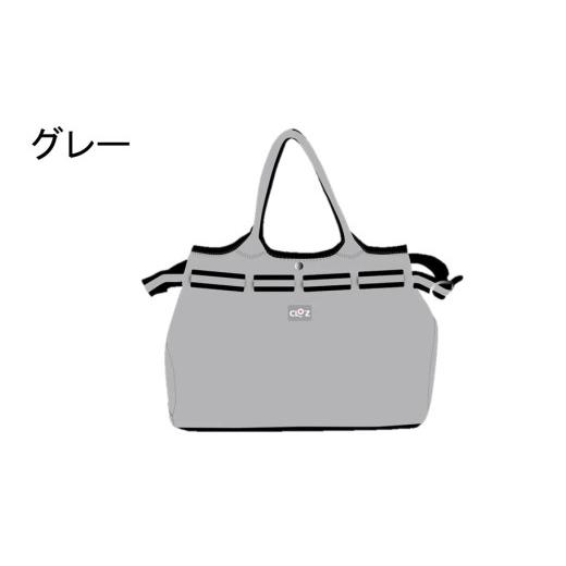 ふるさと納税 カバン 手提げ 大分県 国東市 クロッツバッグ 防水素材 エレガンス グレー_2667R-15 グレー