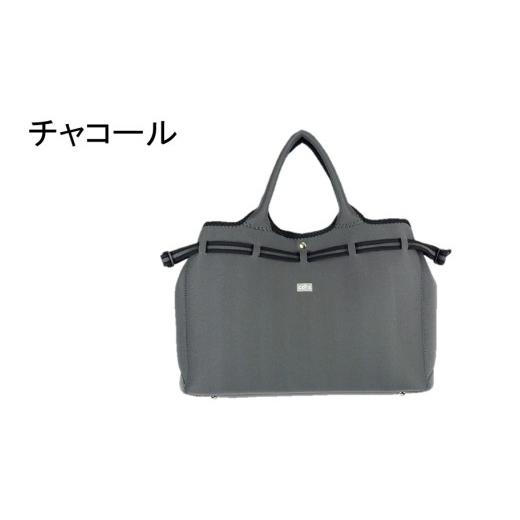 ふるさと納税 カバン 手提げ 大分県 国東市 クロッツバッグ 防水素材 エレガンス チャコール_2667R-16 チャコール