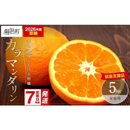 ふるさと納税 果物類 みかん 三重県 御浜町 緊急支援品 [入金確認〜7営業日発送]ミカファームのカラマンダリン5キロ(家庭用) 数量限定 農家応援品 フード…
