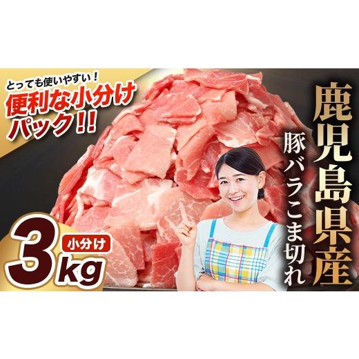 ふるさと納税 豚肉 バラ 鹿児島県 南大隅町 期間限定 鹿児島県産 豚バラ切り落とし 計3kg HK-31 鹿児島県 南大隅町 国産豚 250g×12パック 豚肉切り落とし 豚…