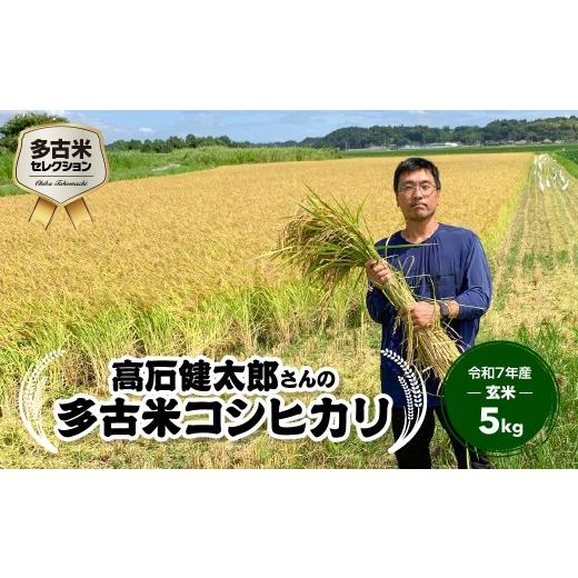 ふるさと納税 玄米 千葉県 多古町 多古米セレクション 高石健太郎さんの多古米コシヒカリ 玄米5kg 令和7年産