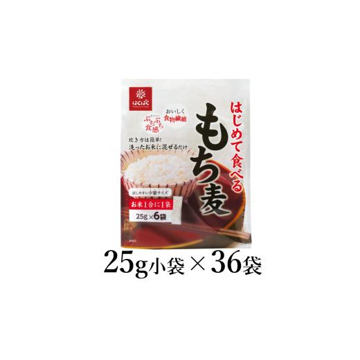 ふるさと納税 雑穀 山梨県 南アルプス市 はくばく はじめて食べるもち麦 25g×36袋 ALPAN044 | はくばく もち麦 雑穀 健康