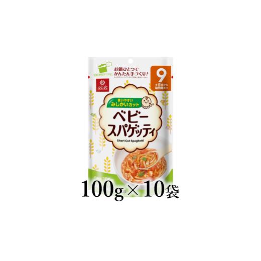 ふるさと納税 パスタ 山梨県 南アルプス市 はくばく ベビースパゲッティ 100g×10袋 ALPAN063 | はくばく ベビーシリーズ 食塩不使用 スパゲッティ ハラール…