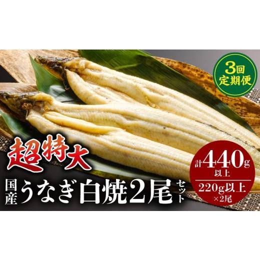 ふるさと納税 うなぎ 宮崎県 宮崎市 3回定期便 うなぎ白焼(超特大サイズ)2尾_M069-T023-3-2 78,000円 3回定期便