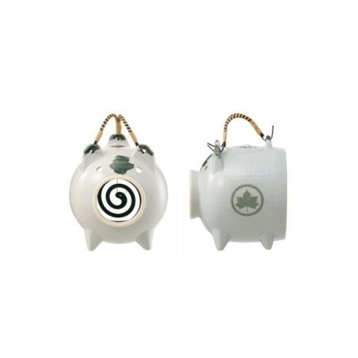 ふるさと納税 雑貨・日用品 三重県 菰野町 LOGOS×萬古焼 ろごす蚊遣ぶた アウトドアやキャンプ・BBQなどの防虫対策に81062004 1719656