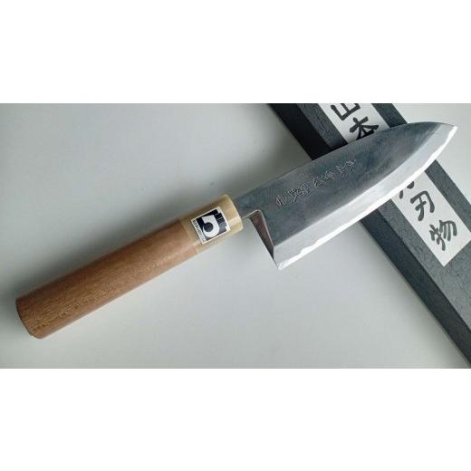 ふるさと納税 包丁 熊本県 宇土市 小山本手打刃物 和鉄 出刃包丁 5寸5分 磨 (片刃) 熊本県伝統的工芸品 