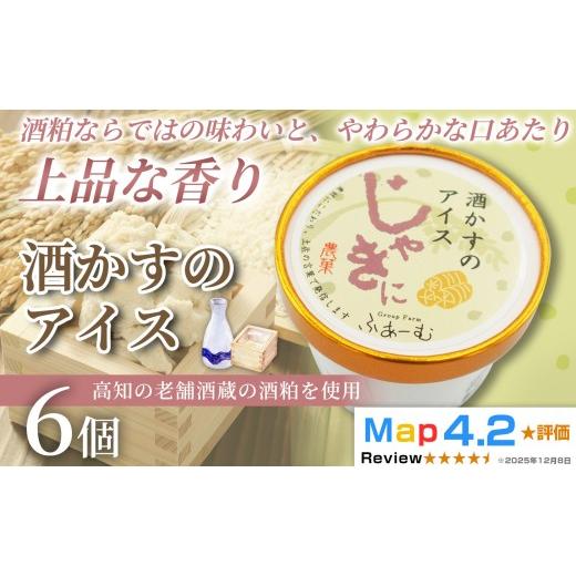 ふるさと納税 菓子 アイス 高知県 安芸市 酒かすのアイス 100ml × 6個 アイスクリーム 人気 おやつ お菓子 米 麹 アイスクリーム ファミリー おすすめ ご当地…