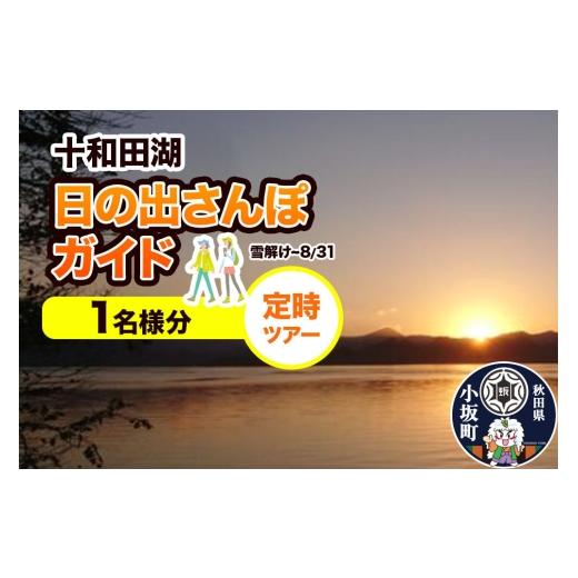 ふるさと納税 体験チケット 秋田県 小坂町 十和田湖日の出さんぽガイド 定時ツアー 1名様 レターパックプラス 体験チケット チケット 散歩 レジャー アウトド…