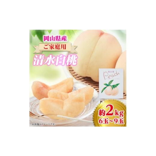 ふるさと納税 もも 岡山県 美作市 発送月固定定期便 岡山の美味しい果物 ご家庭用清水白桃2kg・シャインマスカット1房全2回 4086293