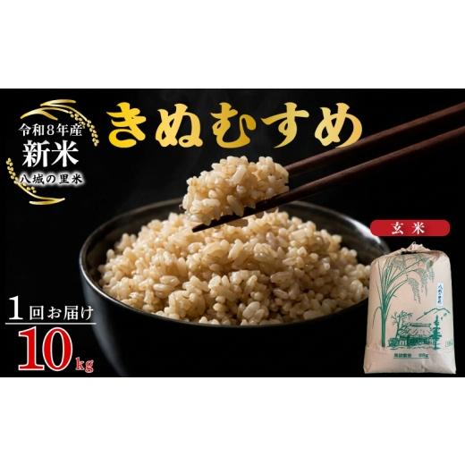 ふるさと納税 米 きぬむすめ 山口県 下関市 令和8年産先行予約 1回お届け きぬむすめ 玄米 10kg 1回お届け 玄米 10kg
