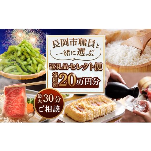 ふるさと納税 自治体にお任せ 新潟県 長岡市 20万円分 長岡市職員と一緒に選ぶ返礼品セレクト便 寄附額20万円分
