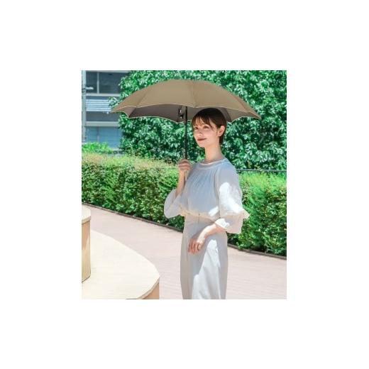 ふるさと納税 雑貨・日用品 兵庫県 芦屋市 ロサブラン 日傘 3段折り プレーン 50cm ココア(ベージュ) | 100% 完全遮光 晴雨兼用 Rose blanc 傘 カサ uvカット…