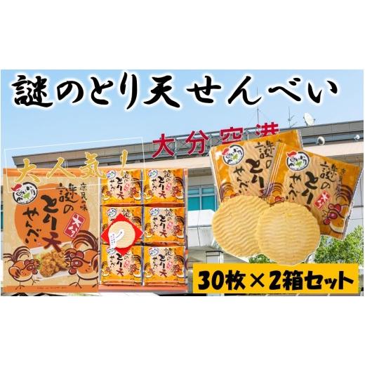 ふるさと納税 菓子 煎餅 大分県 国東市 謎のとり天せんべい 30枚入り×2箱 _2735R